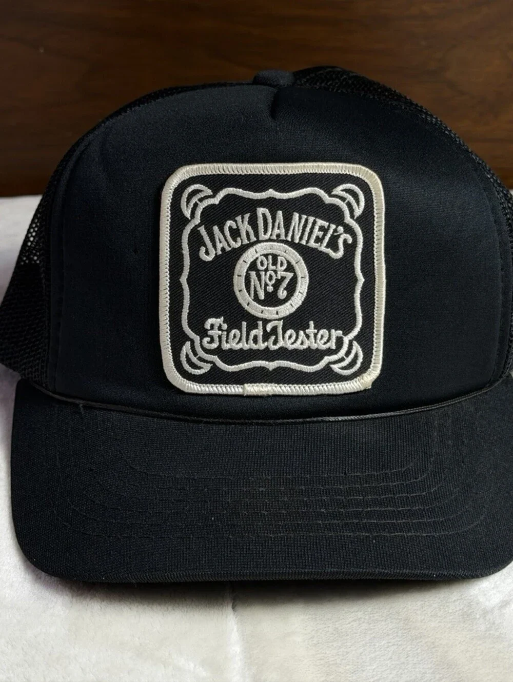 Vintage Jack Daniels Old No 7 Field Tester Trucker Hat Mesh Snapback Korea Made